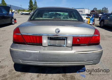 2001 Mercury Grand Marquis Ls from USA, damaged, VIN 2MEFM75W81X664035
